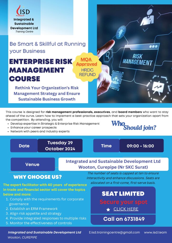 Enterprise Risk Management Course